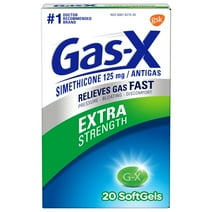 Gas-X Extra Strength for Gas Relief, Soft-gels with Simethicone 125 mg - 20 Count