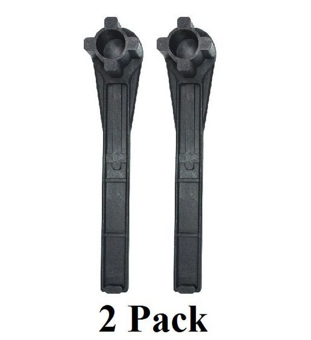 Gas and Bung Wrench Non Sparking Solid Drum Bung Nut Wrench (BLACK) 2 Pack - image 1 of 7