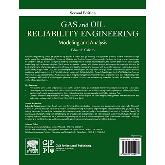 Pre-Owned Gas and Oil Reliability Engineering: Modeling and Analysis, (Hardcover)