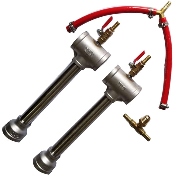 Gas dual Burner, Stainless Blacksmith Furnace A