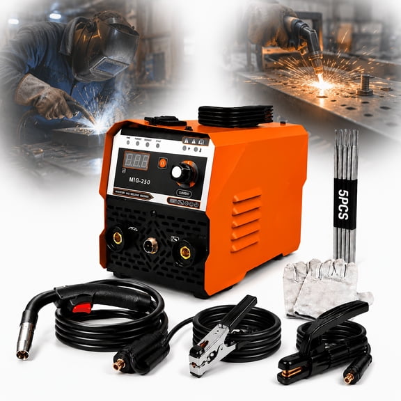 Gas-free Welding Is Super Convenient! MIG-300 Dual-voltage Handheld Welding Machine - Portable Without Gas + Spot Welding Gun with Dual Functions - Solid Wire Suitable for Home DIY
