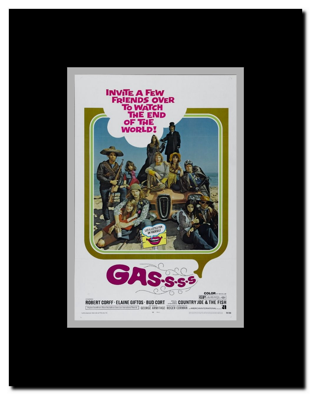 Gas-s-s-s! Framed Movie Poster