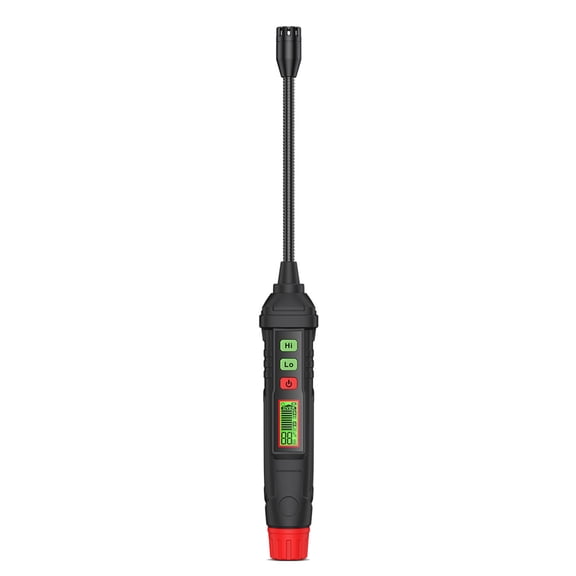 Gas tester,Methane Alarm Display Alarm Leak Methane Handheld Meter Tools Sound Display Meter Combustible Testers Methane Testers Methane Combustible With Display Sound Display Black & Red