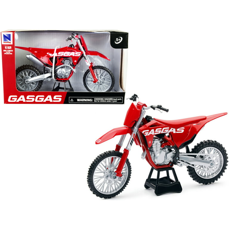 GasGas MC 450F Bike Motorcycle Red 1/12 Diecast Model by New Ray 