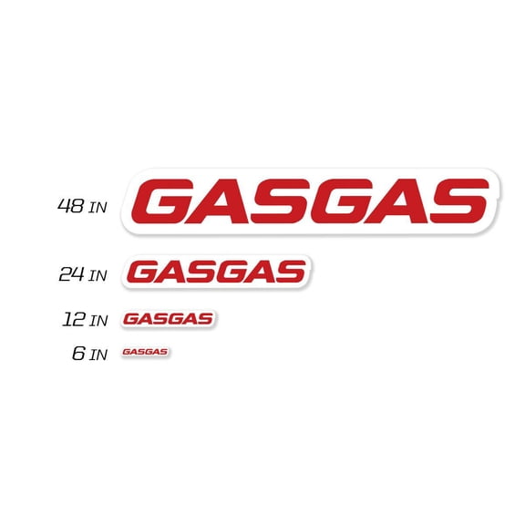 GasGas OEM Decal, 48in.