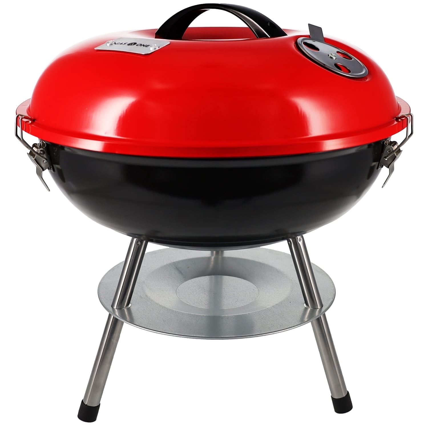 Cuisinart 14" Red and Black Portable Charcoal Grill