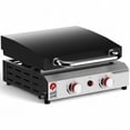 thumbnail image 1 of GasOne 2 Burner Flat Top Gas Grill with Lid – Auto Ignition Propane – Premium Stainless Steel Body Tabletop with Pre Season Griddle – Oil Drip Tray – for RV, Camping, 1 of 8