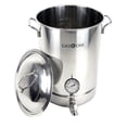 thumbnail image 1 of GasOne 8 Gallon Brew Pot Stainless Steel Home-brew kit 32 Quart [TRI PLY] Pre Drilled 4 PC Set, 1 of 4