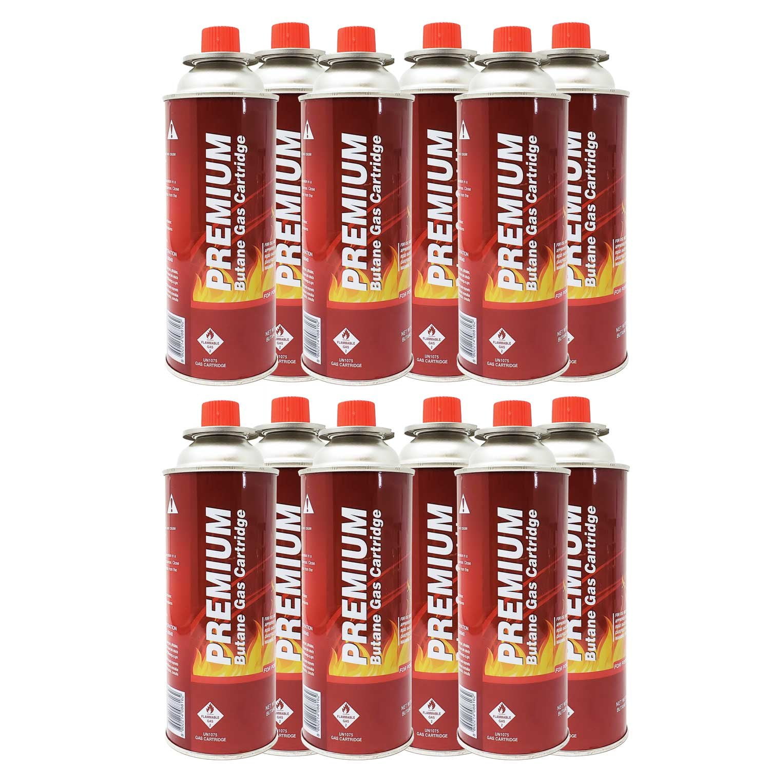 GasOne Butane Fuel Canister 12 Pack