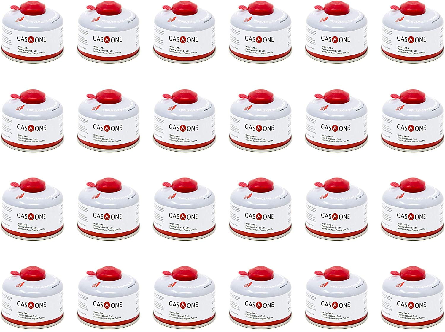 GasOne Portable Small Bottle IsobutanePropane Cartridges, Premium