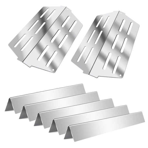 GasSaf 17.5 inch flavorizer bar and Heat Deflector Replacement for