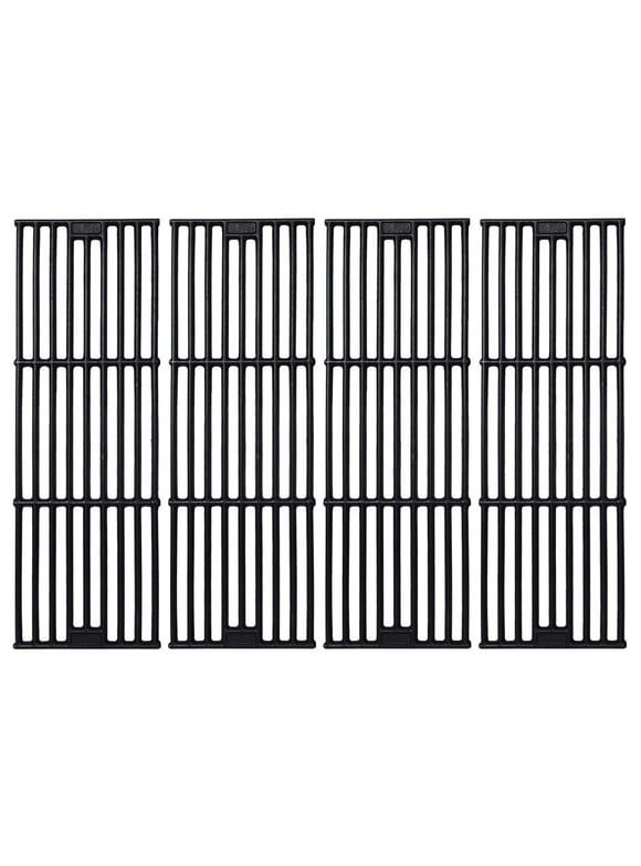 GasSaf 19 3/4" ×6 3/4" Grill Grates Replacement for Chargriller 2121, 3001, 4000, 5050,3725, King Griller 3008, 5252, Cast Iron Grill Cooking Grid Grates 4Pcs