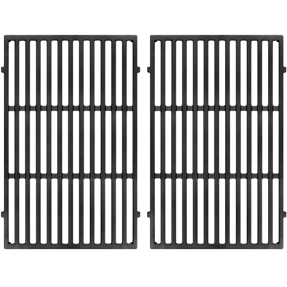 Uscover 19.5" Cooking Grates Replacement for Weber Genesis 300 Series ,Genesis E310 E320 E330 S310 S320 S330,Cast Iron Cooking Grids Grates for Weber 7524 7528