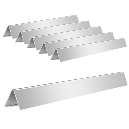 Uscover 24.5" Flavorizer Bars for Weber 7539, 7540, Genesis 300 Series E310 E320 S310 Grills with Side Mounted Controls Panel,Weber Genesis Grill Parts Stainless Steel Flavor Bars, 5-Pack