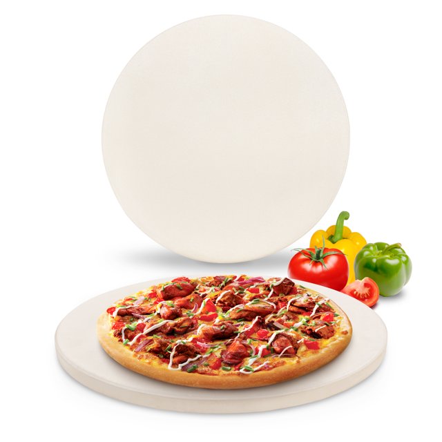 GasSaf Pizza Stone for Oven and Grill,14" Round Heavy Duty Cordierite