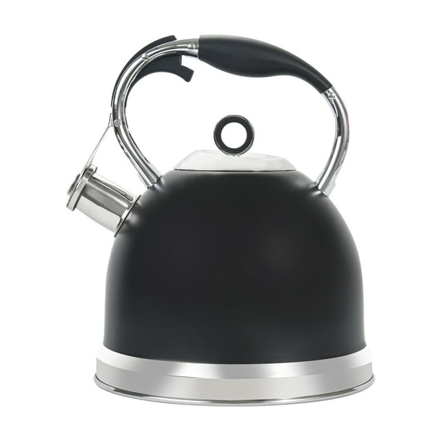 GasSaf Tea Kettle for Stovetop ，3 Quart Loud Whistling Teapot with Cool Grip Ergonomic Handle