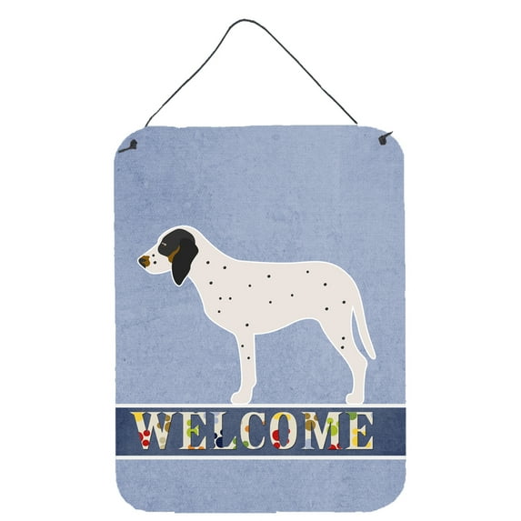 Gascon Saintongeois Welcome Wall or Door Hanging Prints Blue