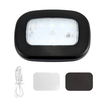Suvnie Magnetic Dome Light For Car – USB Rechargeable 10-LED Interior Light, Universal Mount For Roof, Storage, RVs