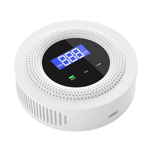 Gases Leakage Test Device Gases Tuya Wifi Gases Leakage Detection Device Live Voice Prompt APP Remote Alarm with Concentration Display USB Power Supplys High Decible Alarm