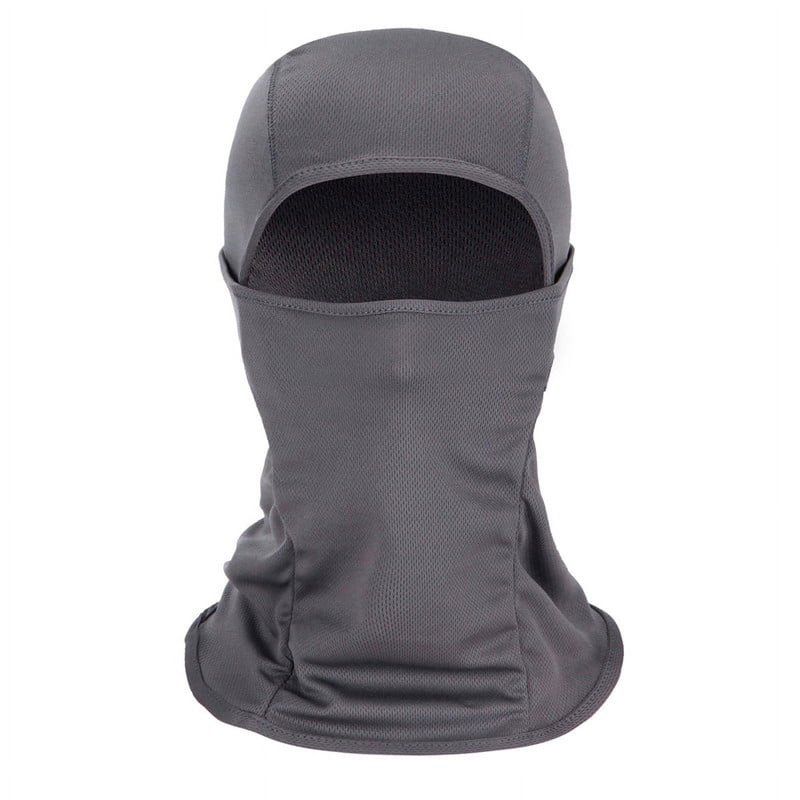 Gash Hao Balaclava Face Mask, Ski Mask for Men Women, Full Face Mask Gray
