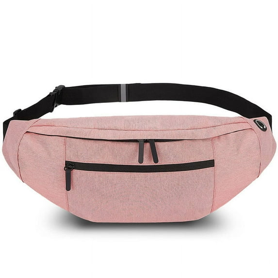 Gash Hao Crossbody Fanny Pack with 4-Zipper Pockets,Gifts for Workout Traveling Running Casual Hands-Free Wallets Waist Pack Bag Carrying