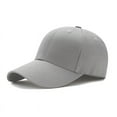 thumbnail image 1 of Gash Hao Mens Cotton Baseball Cap Low Profile Hat Adjustable Plain Cap Men Women Gray, 1 of 6