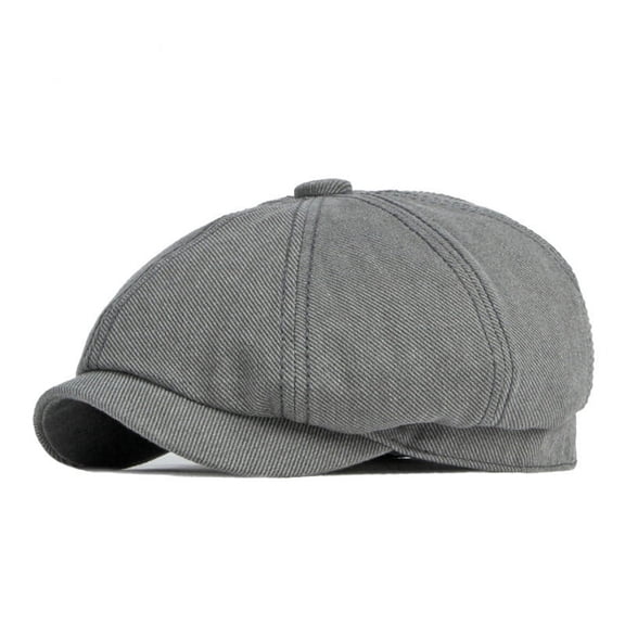 Gash Hao Mens Newsboy Flat Cap 100% Cotton Gatsby Ivy Golf Cabbie Hat