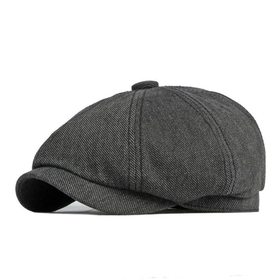 Gash Hao Mens Newsboy Flat Cap 100% Cotton Gatsby Ivy Golf Cabbie Hat