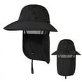 thumbnail image 1 of Gash Hao Mens UPF 50+ Sun Protection Cap Wide Brim Fishing Hat with Neck Flap, 1 of 7