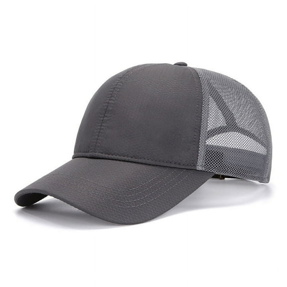 Gash Hao Trucker Hat Quick Dry Breathable Baseball Cap Mesh Curved Brim Cap for Men Women