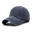 thumbnail image 1 of Gash Hao Unisex Vintage Washed Distressed Baseball-Cap Twill Adjustable Dad-Hat, 1 of 5