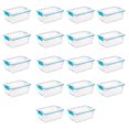 thumbnail image 1 of Gasket Box, Stackable Storage Bin with Latching Lid, 12 Quart, 18 Pack, 1 of 4