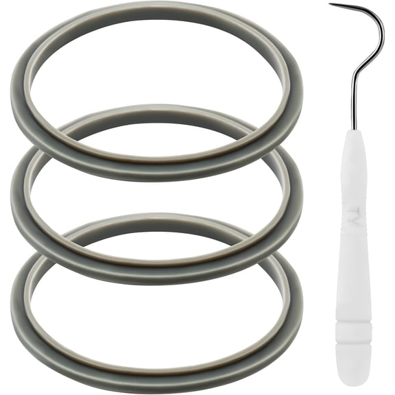 Gasket Replacement Rubber Seal Rings for Nutribullet 900 Series & 600W, Food-Grade Silicone Rubber Ring Gaskets, Compatible with Blender Replacement Parts Accessories