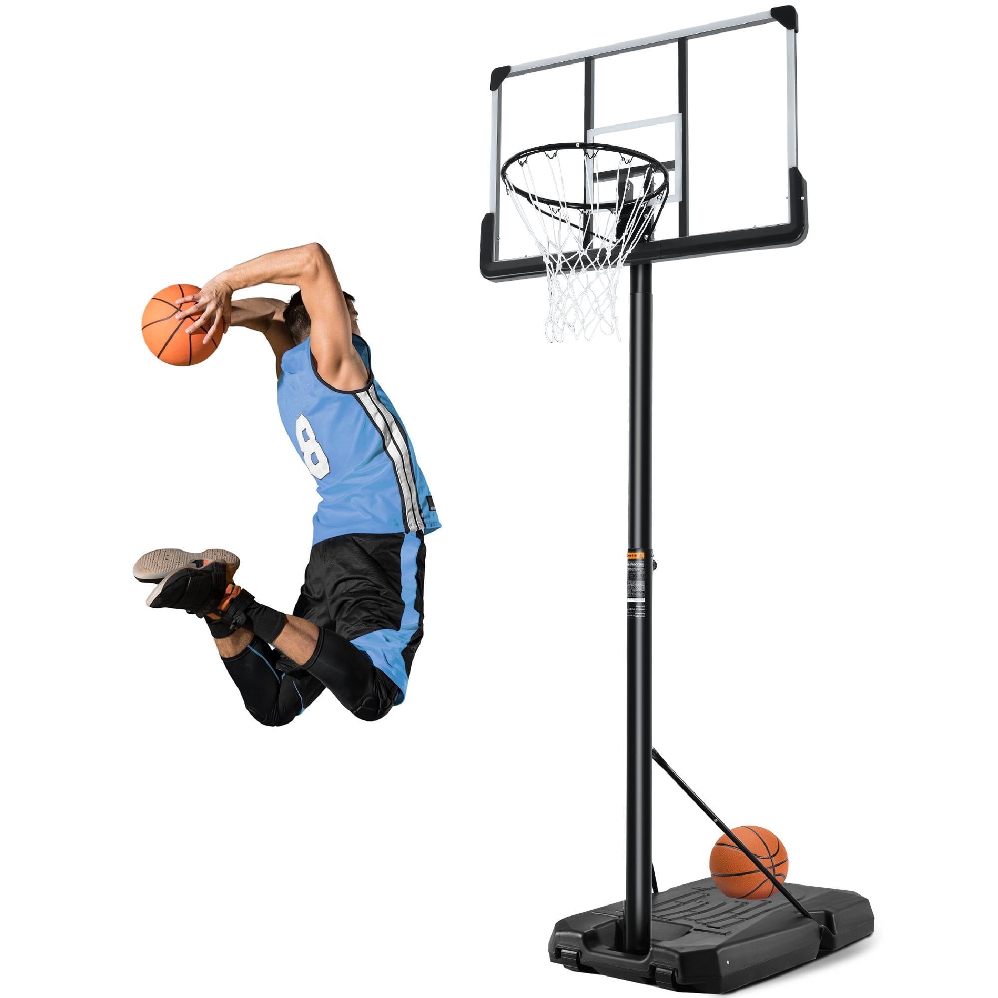 Gasky 44In Portable Basketball Hoop with Height Ad