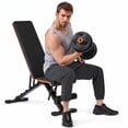 thumbnail image 1 of GASKY 600LBS Adjustable Weight Bench 6 Positions Backrest adjustment Foldable Workout Bench for Home Fitness Strength Training, 1 of 11