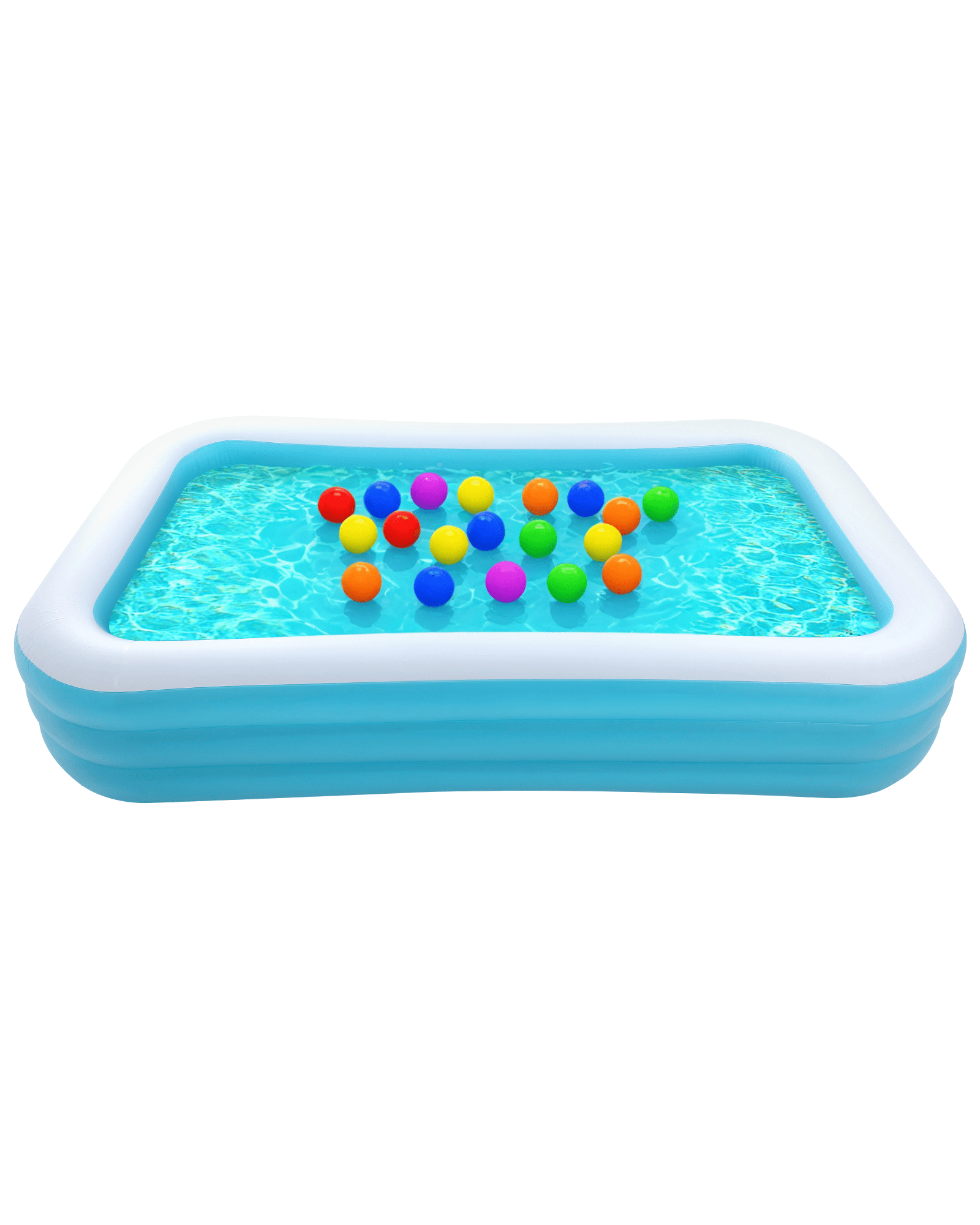 Gasky Inflatable Swimming Pool Full-Sized Blow up Water Pool 120''*72''*22'' for Baby Kids Adults Family Outdoor Backyard Summer Water Party