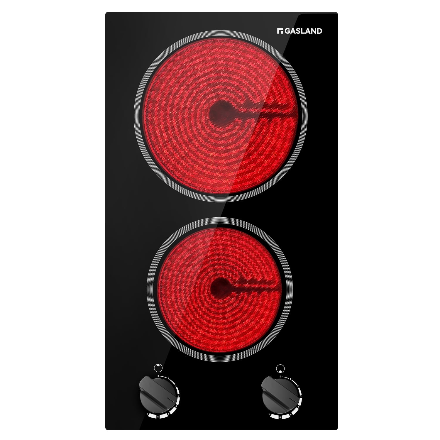 Gasland Chef 2 Burner 12" Electric Ceramic Stove Top,Mechanical Knob Control Electric Cooktop
