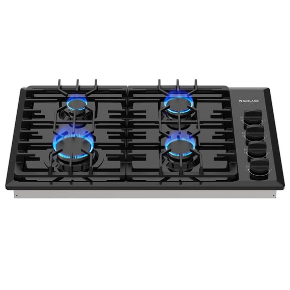 Gasland Chef 30 in. NG/LPG Convertible Gas Cooktop in Porcelain Enamel with 4 Burners