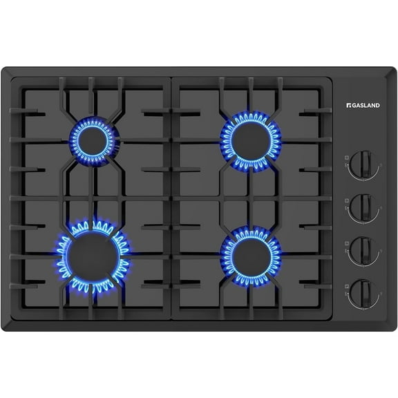 Gasland Chef 30 in. NG/LPG Convertible Gas Cooktop in Porcelain Enamel with 4 Burners