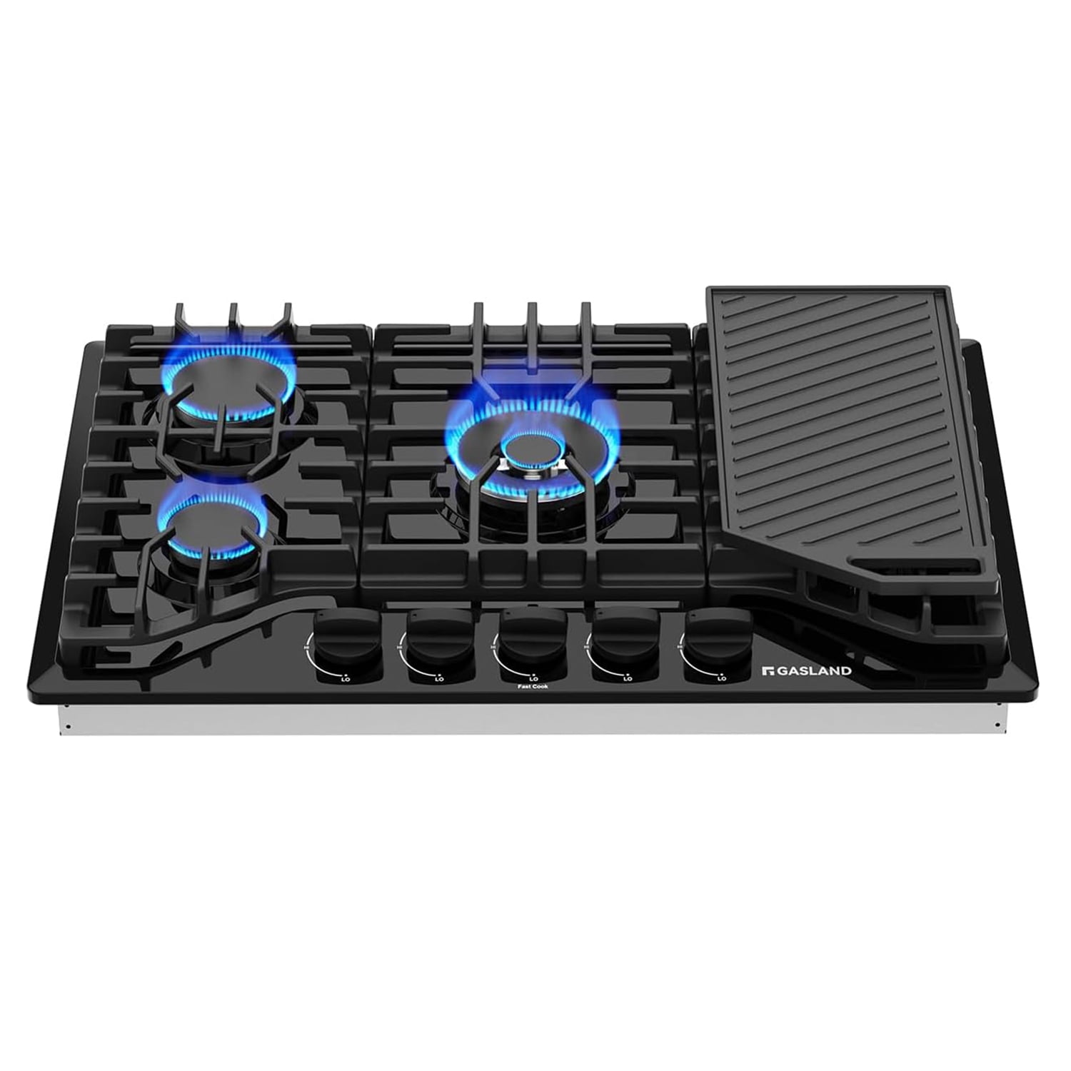 Gasland Chef 30 in. NG/LPG Convertible Gas Cooktop in Porcelain Enamel with 5 Burners