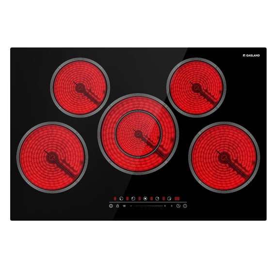 GASKAND 30-inch 5 Burners Smooth Sensor Touch Radiant Electric Cooktop, 5 Elements