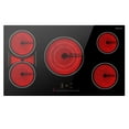 thumbnail image 1 of Gasland Chef 36in. 5 Elements Radiant Electric Cooktop in Black with Tri-Ring Element and Bridge Element, 1 of 8