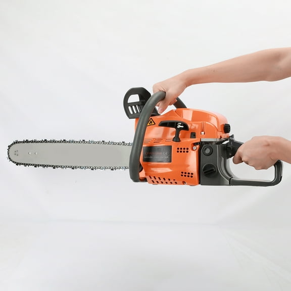 Gasoline Chainsaw, 58cc 20" Gas Powered Chainsaw, Fast Cutting Labor-saving Cutting Wood Chainsaw