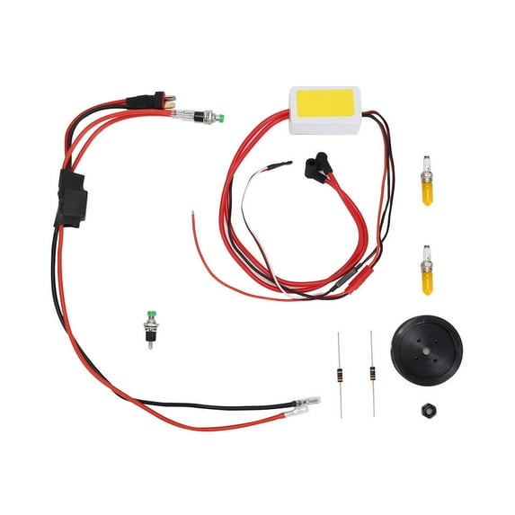 Gasoline Conversion Kit for Inline Twin-Cylinder ST-NF2 Nitro Engines, Complete CDI Ignition System with Electric Start Module & Spark Plugs