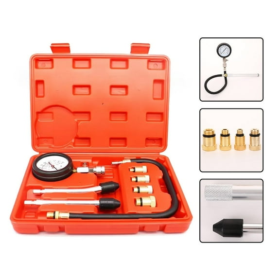 Gasoline Engine Compression Tester Car Pressure Gauge Tester Engine Cylinder