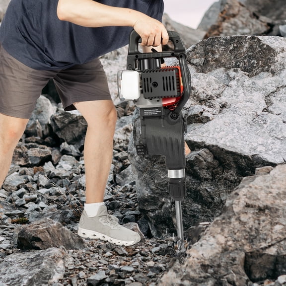 Gasoline Hammer Drilling Machine 2 Stroke Gas Powered Demolition Hammer 33CC for Interior Decoration