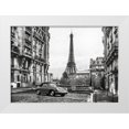 thumbnail image 1 of Gasoline Images 24x18 White Modern Wood Framed Museum Art Print Titled - Roadster in Paris, 1 of 4
