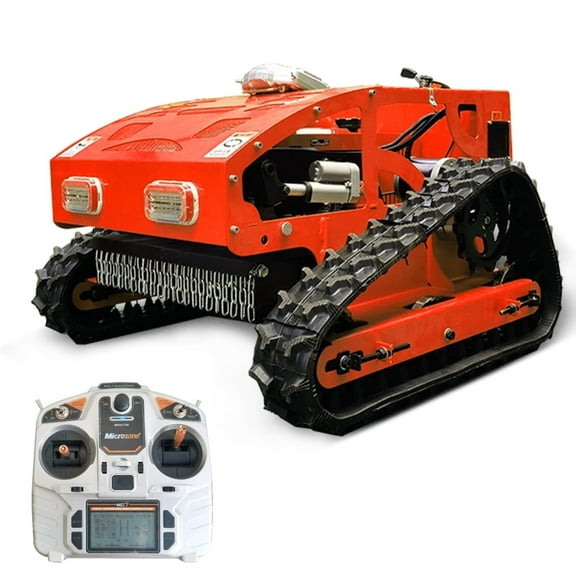 Gasoline Lawn Mower 550mm Grass Cutting Robot Gasoline Mower with Remote Control for Lawns Wasteland