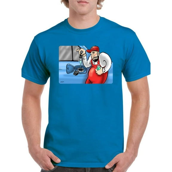 Gasoline Rations. T-Shirt Men -Hamit Gis Designs, Male x-Large