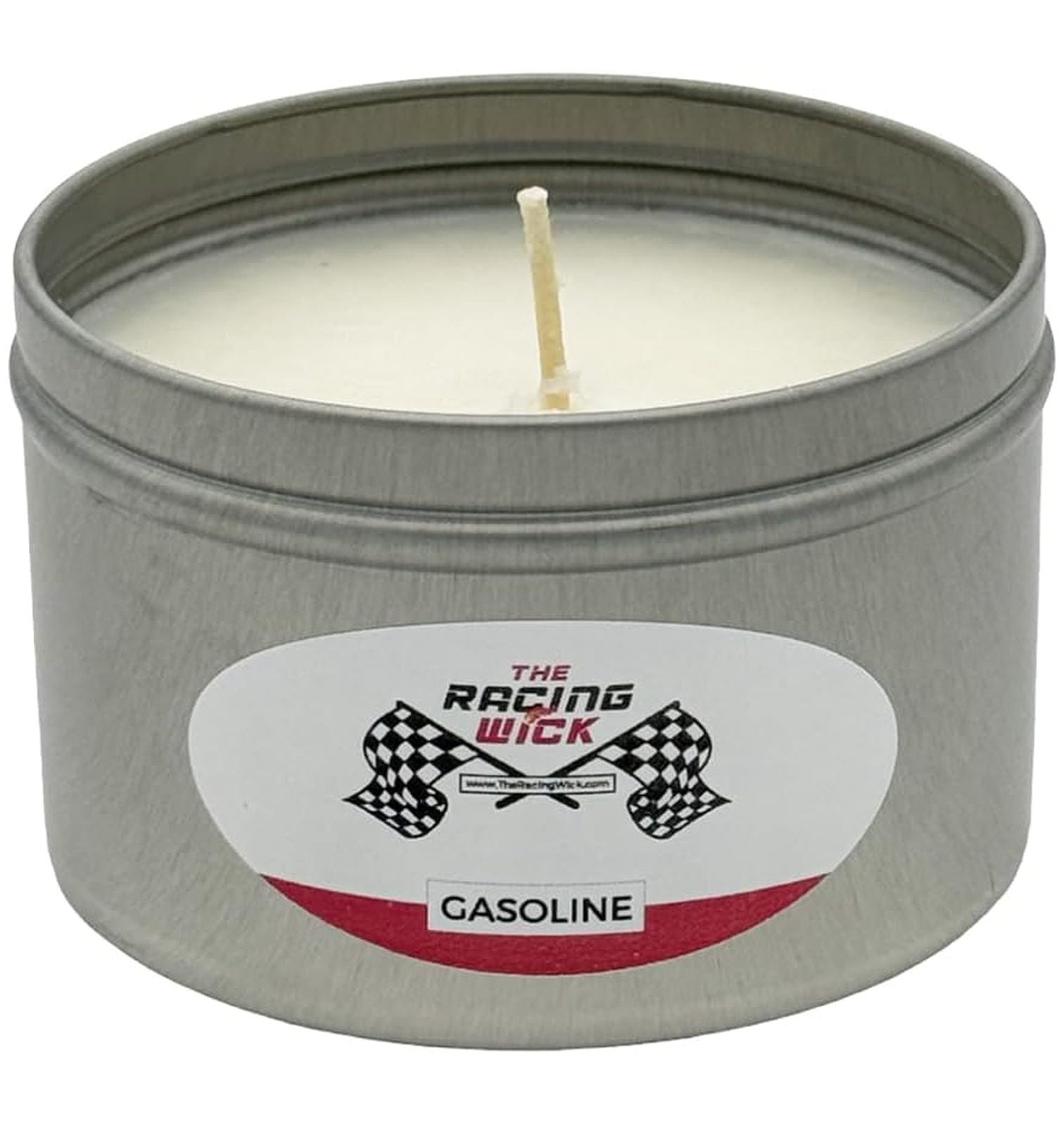 Gasoline Scented Candle - The Racing Wick - 8oz Tin Can - Walmart.com